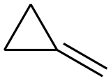 METHYLENECYCLOPROPANE; >98%DISCONTINUED Struktur