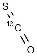 CARBONYL-13C SULFIDE Struktur