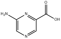 6-アミノピラジン-2-カルボン酸 化學(xué)構(gòu)造式