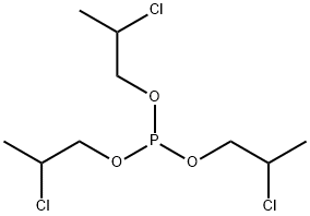 tris(2-chloropropyl) phosphite  Struktur