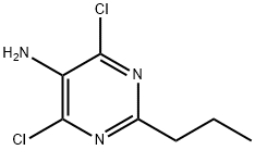 4,6-DICHLORO-2-PROPYL-5-PYRIMIDINAMINE Struktur