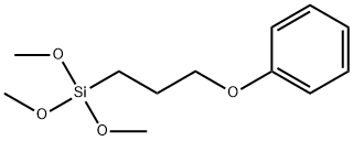 trimethoxy(3-phenoxypropyl)silane Struktur