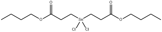 dibutyl 3,3'-(dichlorostannylene)dipropionate Struktur