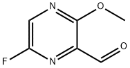 Pyrazinecarboxaldehyde, 6-fluoro-3-methoxy- (9CI) Struktur