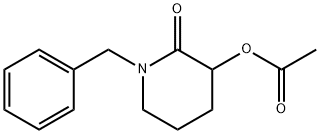 3-(ACETYLOXY)-1-(PHENYLMETHYL)-2-PIPERIDINONE Struktur