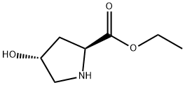 L-Proline, 4-hydroxy-, ethyl ester, (4R)- (9CI) Struktur