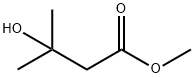 3-Hydroxy-3-methylbutanoic acid methyl ester Struktur