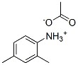 2,4-xylidinium acetate Struktur