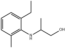 2-[(2-ETHYL-6-METHYLPHENYL)AMINO]-1-PROPANOL Struktur