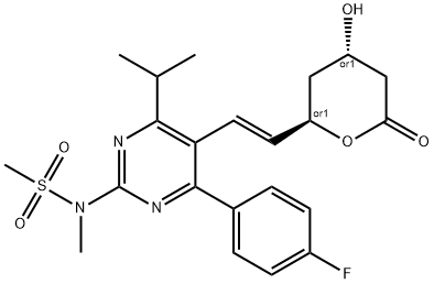 ent-Rosuvastatin Lactone Struktur