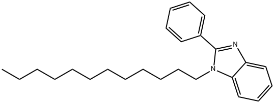 1-N-DODECYL-2-PHENYLBENZIMIDAZOLE Struktur