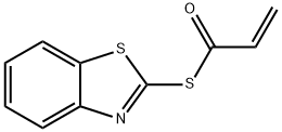 2-Propenethioicacid,S-2-benzothiazolylester(9CI) Struktur