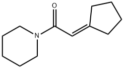 Piperidine, 1-(cyclopentylideneacetyl)- (9CI) Struktur