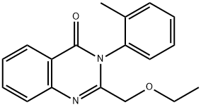 2-(Ethoxymethyl)-3-(2-methylphenyl)quinazolin-4(3H)-one Struktur