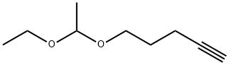 5-(1-ethoxyethoxy)pent-1-yne Struktur