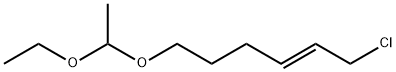 (E)-1-chloro-6-(1-ethoxyethoxy)hex-2-ene  Struktur