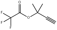 2-Methylbut-3-yn-2-yl 2,2,2-trifluoroacetate Struktur