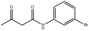 N-(3-bromophenyl)-3-oxobutanamide Struktur