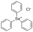 TRIPHENYLSELENONIUMCHLORIDE Struktur