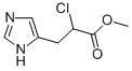 METHYL 2-CHLORO-3-(5-IMIDAZOLYL)PROPIONATE Struktur