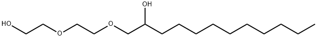 1-[2-(2-hydroxyethoxy)ethoxy]dodecan-2-ol Struktur