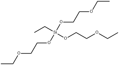 7-(2-ethoxyethoxy)-7-ethyl-3,6,8,11-tetraoxa-7-silatridecane Struktur