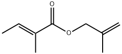 2-methylallyl 2-methylcrotonate  Struktur