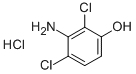 2,4-Dichloro-3-aminophenol hydrochloride Struktur