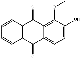 alizarin 1-methyl ether Struktur