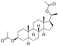 ALLOPREGNAN-3beta,20alpha-DIOL DIACETATE Struktur