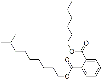 hexyl isodecyl phthalate Struktur