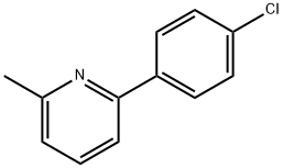 2-(4-Chlorophenyl)-6-methylpyridine Struktur