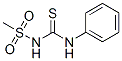 1-Methylsulfonyl-3-(phenyl)thiourea Struktur