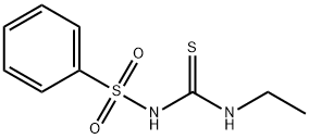 1-Ethyl-3-(phenylsulfonyl)thiourea Struktur