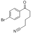 6-(4-BROMOPHENYL)-6-OXOHEXANENITRILE Struktur