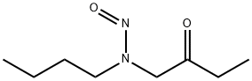 N-BUTYL-N-(3-OXOBUTYL)NITROSAMINE Struktur