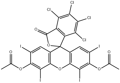 ROSE BENGAL DIACETATE Struktur