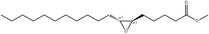 Oxiranepentanoic acid, 3-undecyl-, methyl ester, trans- Struktur