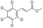 METHYL TRANS-CINNAMATE-D5 (PHENYL-D5) Struktur