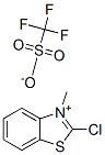 2-chloro-3-methylbenzothiazolium trifluoromethanesulphonate Struktur