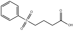 4-BENZENESULFONYL-BUTYRIC ACID Struktur