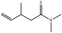 4-Pentenethioamide,  N,N,3-trimethyl- Struktur