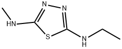 1,3,4-Thiadiazole-2,5-diamine,  N-ethyl-N-methyl-  (9CI) Struktur