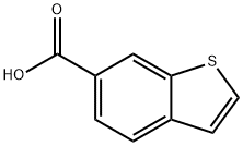 1-Benzothiophene-6-carboxylic acid Struktur