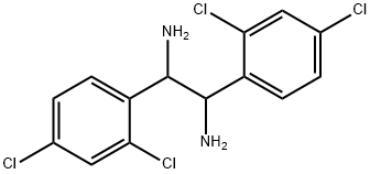 1,2-BIS(2,4-DICHLOROPHENYL)ETHANE-1,2-DIAMINE Struktur