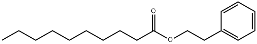 phenethyl decanoate Struktur