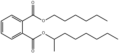 hexyl octyl phthalate Struktur