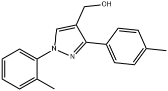 (1-O-TOLYL-3-P-TOLYL-1H-PYRAZOL-4-YL)METHANOL Struktur