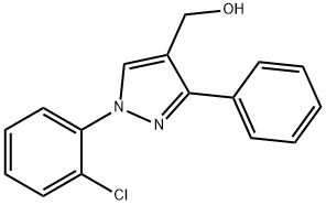 (1-(2-CHLOROPHENYL)-3-PHENYL-1H-PYRAZOL-4-YL)METHANOL Struktur