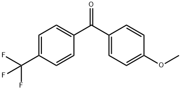 4-メトキシ-4′-(トリフルオロメチル)ベンゾフェノン 化學構造式